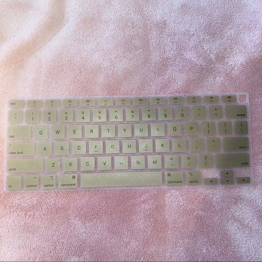 Gold MacBook Air Keyboard Cover (2020)